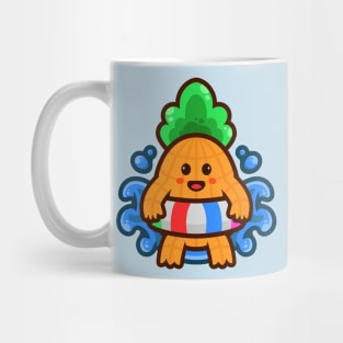 Cute Pineapple Swimming Mug